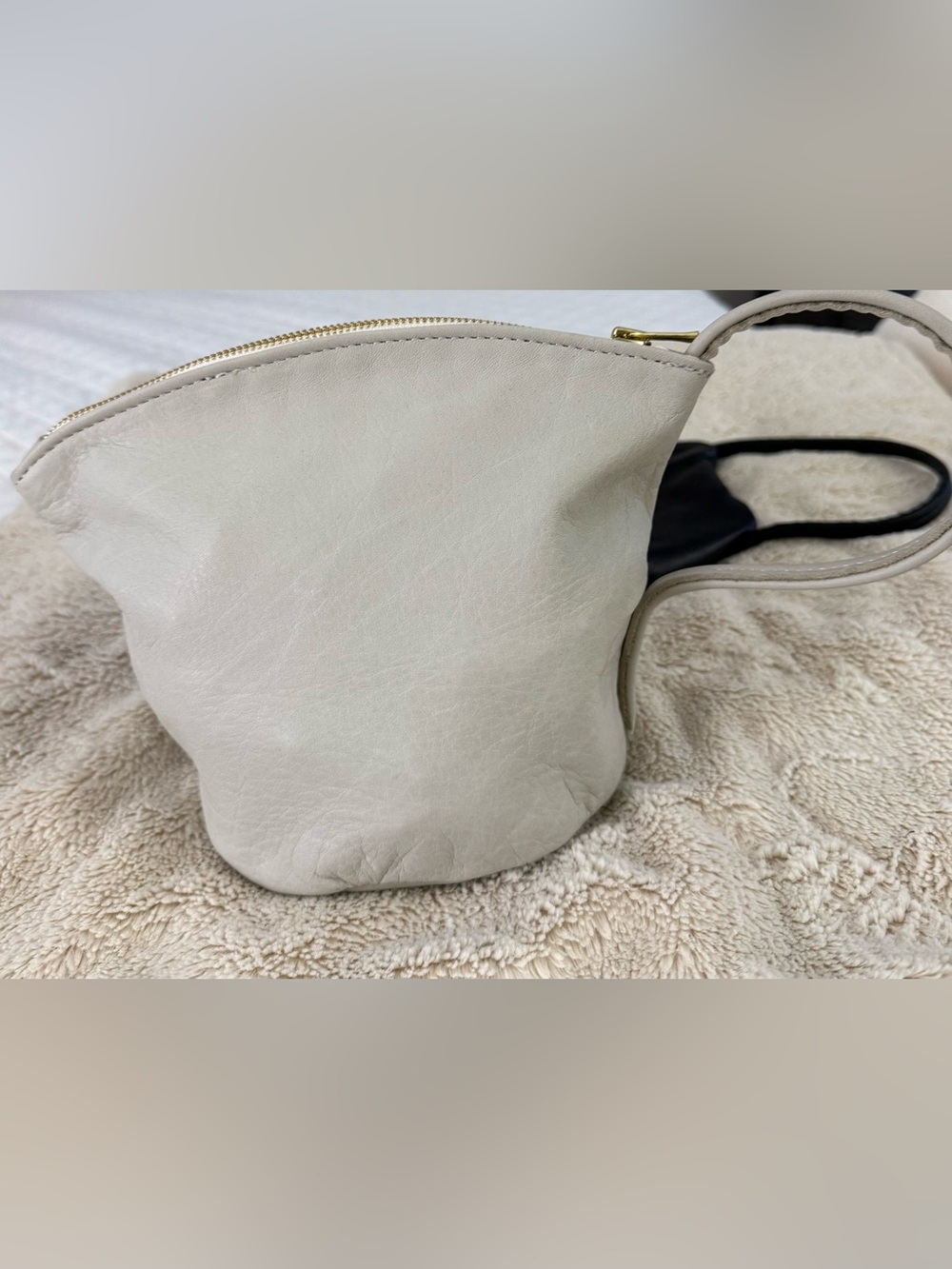 SORD T-Pot Clutch White Leather - Picture 2 of 4